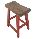 STOOL SADDLE RED MQZ-206