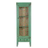TALL CABINET WINDOW PANEL 2DW1DR GREEN X-18
