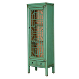 TALL CABINET WINDOW PANEL 2DW1DR GREEN X-18