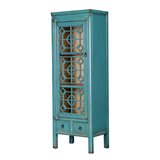 TALL CABINET WINDOW PANEL 2DW1DR TURUQOISE X-16