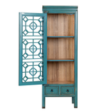 TALL CABINET WINDOW PANEL 2DW1DR TURUQOISE X-16