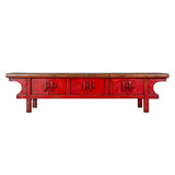 TV CONSOLE 6DR DONGBEI RED X-48