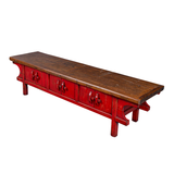 TV CONSOLE 6DR DONGBEI RED X-48