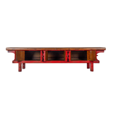 TV CONSOLE 6DR DONGBEI RED X-48