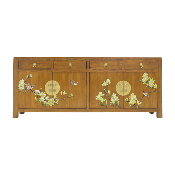 TV CONSOLE FLEUR 4DW4DR LIGHT WOOD MQZ-25