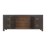 TV CONSOLE LATTICE 1.6M DK WOOD MQZ-28