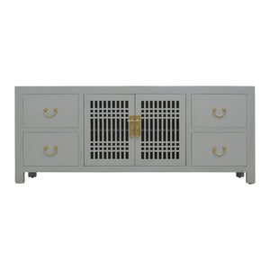TV CONSOLE LATTICE 1.6M GREY WASH MQZ-28
