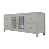 TV CONSOLE LATTICE 1.6M GREY WASH MQZ-28