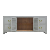 TV CONSOLE LATTICE 1.6M GREY WASH MQZ-28
