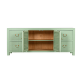 TV CONSOLE LATTICE 1.6M MINT WASH MQZ-28