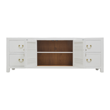 TV CONSOLE LATTICE 1.8M WHITE WASH MQZ-11