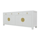 TV CONSOLE ORIENT 4DW4DR WHITE WASH MQZ-25