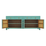 TV CONSOLE ORIENT 4DW4DR TURQUOISE WASH MQZ-25