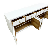 TV CONSOLE ORIENT 4DW4DR WHITE WASH MQZ-25