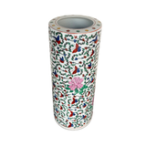 UMBRELLA STAND PEONY BUTTERFLY H60CM WHITE