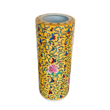 UMBRELLA STAND PEONY BUTTERFLY H60CM YELLOW