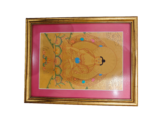 NEPALESE THANGKA PAINTING WITH FRAME