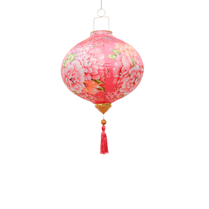 LANTERN PEONY 35CM ROUND FUSHIA