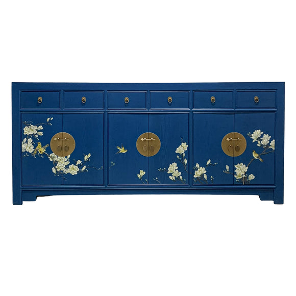 SIDEBOARD FLEUR 6DW6DR BLUE WASH MQZ-18