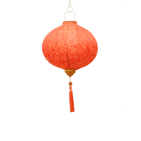 LANTERN VIETNAM 35CM GARLIC ORANGE