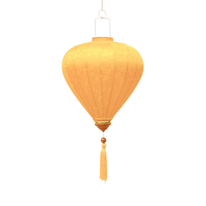 LANTERN VIETNAM 35CM GARLIC YELLOW