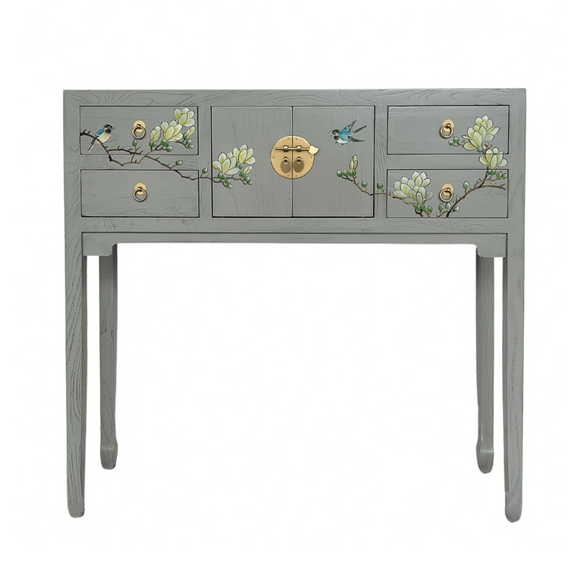 CONSOLE FLEUR 4DW2DR GREY WASH MQZ-06