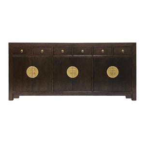 SIDEBOARD ORIENT 6DW6DR DARK WOOD MQZ-18