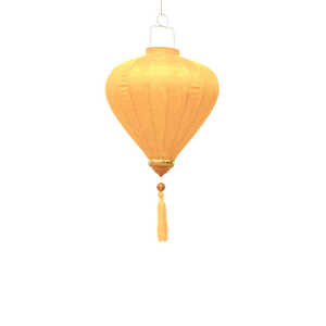 LANTERN VIETNAM 30CM GARLIC YELLOW