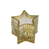 SCENTED CANDLE GLASS STAR 19-278 (PROMO)