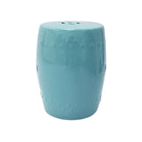 DRUM STOOL PLAIN TURQUOISE