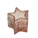 SCENTED CANDLE GLASS STAR 19-278 (PROMO)