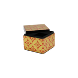LACQUER BOX SHIBORI COIN RED