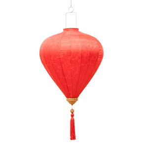 LANTERN VIETNAM 40CM GARLIC RED