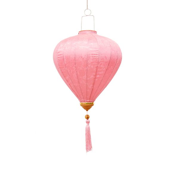 LANTERN VIETNAM 35CM GARLIC PINK