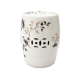 DRUM STOOL MAGNOLIA WHITE