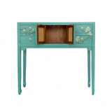 CONSOLE FLEUR 4DW2DR TURQUOISE WASH MQZ-06