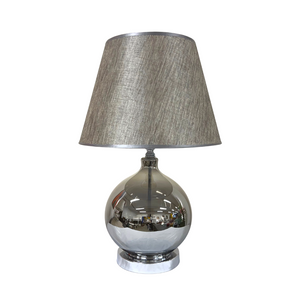 GLASS LAMP SILVER HD1715B
