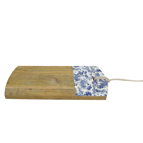 CHEESEBOARD BLUE & WHITE