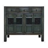SIDEBOARD KITCHEN 4DR3DW TURQUOISE 4CH-114