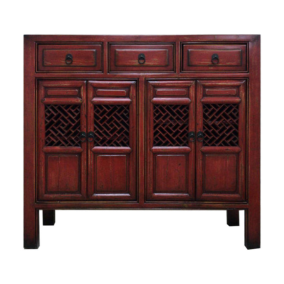 SIDEBOARD KITCHEN 4DR3DW RED 4CH-114