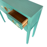 CONSOLE FLEUR 4DW2DR TURQUOISE WASH MQZ-06