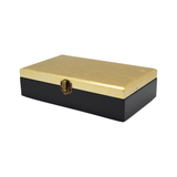 LACQUER JEWELRY BOX PLAIN GOLD