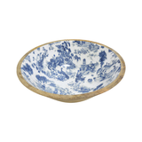 BOWL 12" BLUE & WHITE