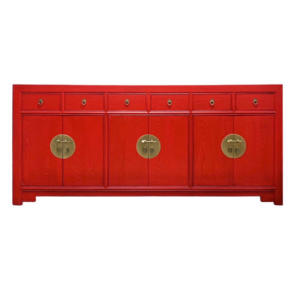 SIDEBOARD ORIENT 6DW6DR RED WASH MQZ-18