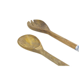 SERVING SPOON 2PC SET BLUE & WHITE