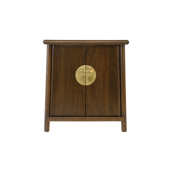 A SHAPE CABINET H60CM DARK WOOD MQZ-20