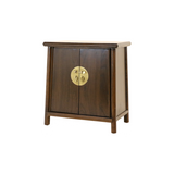 A SHAPE CABINET H60CM DARK WOOD MQZ-20