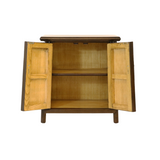 A SHAPE CABINET H60CM DARK WOOD MQZ-20