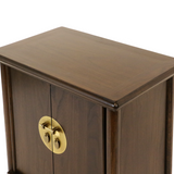 A SHAPE CABINET H60CM DARK WOOD MQZ-20