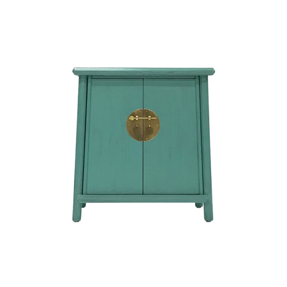 A SHAPE CABINET H60CM TURQUOISE WASH MQZ-20